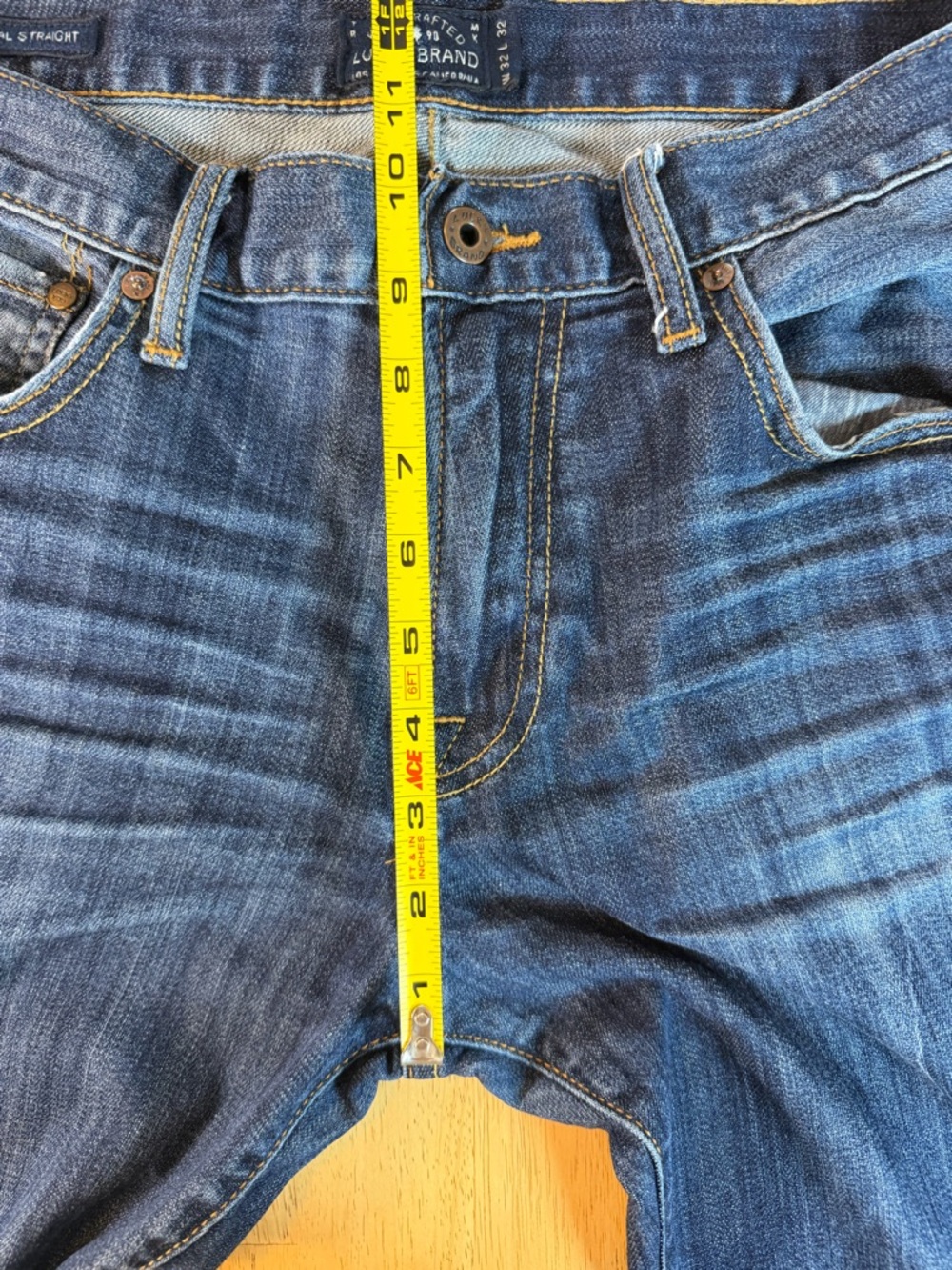 Lucky Brand 221 Original Women Straight Blue Jeans 32X32 - Picture 11 of 12